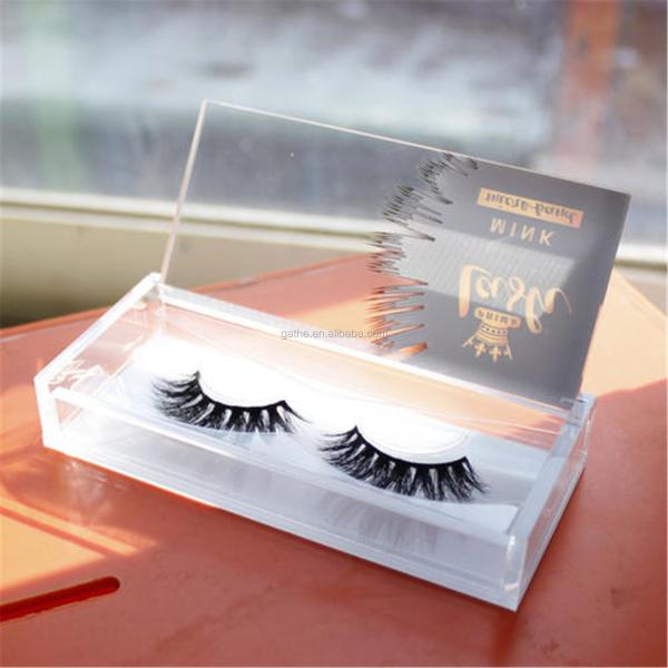 1200gsm Cardboard Eyelashes Cosmetic Box Packaging With Customized Printing Service