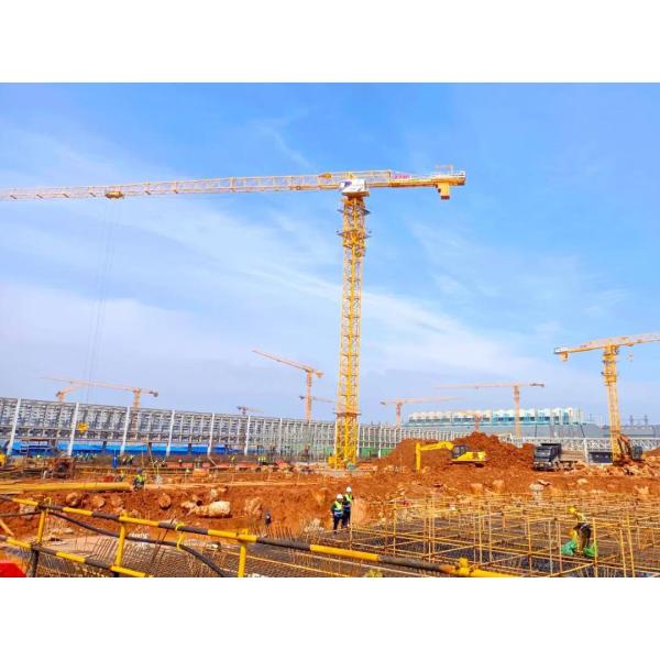 _20211112163516 ZTT146 Flattop Tower Crane 8t Capacity 60m Jib Length 1.5t Tip Load Swing Crane Lifting Equipment