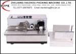 Stainless Steel Ink Coding Machine , Date Coding Machine For Paper Plastic Bag