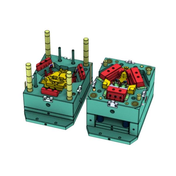 Transparent Inner Housing 1x1 Cold Runner Three Plate Mold No.19015 And 19016 -C