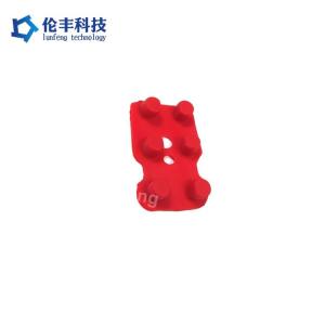 China 3M 467 MP Backadhesive Rubber Keypad Buttons Membrane Switch with and PU/Epox/Spary Second Processing on sale