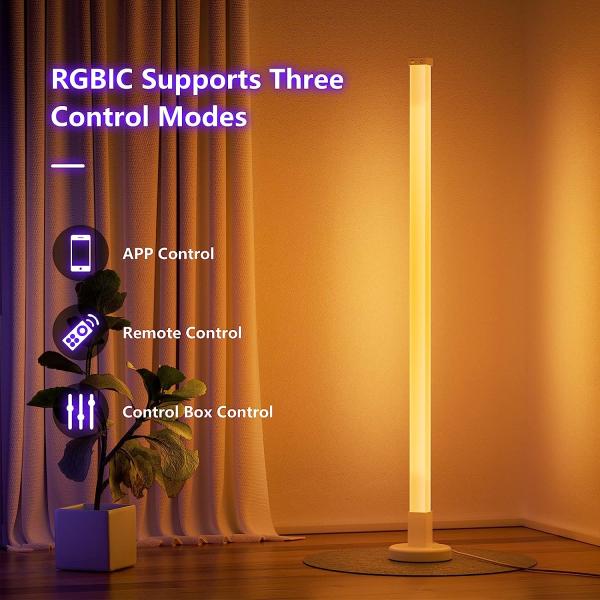 Smart RGBIC Voice Controlled Floor Rhythm Recognition Light with Multiple Options