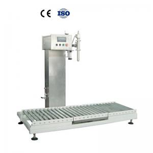 Best 20-200kgs Manual Bottles Barrel Filler Liquid Filling Machine With Weighing System wholesale