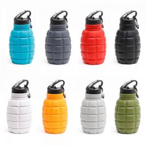 Best Multicolor Silicone Drink Bottle , Stainless Steel Water Bottle With Silicone Sleeve wholesale
