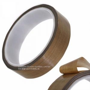 China 80 Micron RoHS High Temp PTFE Tape , PTFE Glass Cloth Tape on sale