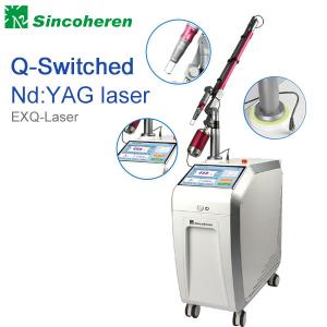 Best 1200VA Medical Q Switch Laser Machine , ND YAG Laser Tattoo Removal Equipment wholesale