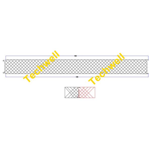PU + Mineral Wool Sandwich Panel Forming Machine Line - Continuous Type