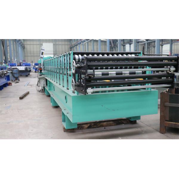 High Speed Double Layer Roll Forming Machine Steel And Galvanized Material