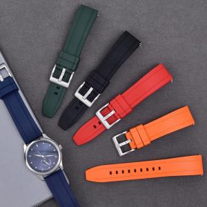 Best JUELONG Arched FKM Rubber Watch Strap Quick Release Watch Band 20/22/24mm wholesale