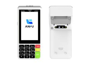China ANFU Smart POS Terminal With Printer Touch Screen Pos Machine Handheld Pos With NFC on sale