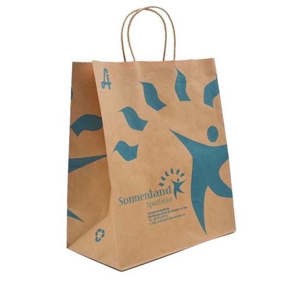 Custom Takeaway Paper Bags For Food Beverage Packing