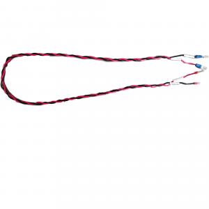 Best UL1007 robot wiring harness red and black 800mm twisted pair DC input wholesale