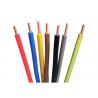 Colored Single Wire Cable PVC Insulation Wire 70℃ Max Conductor Temperature for sale