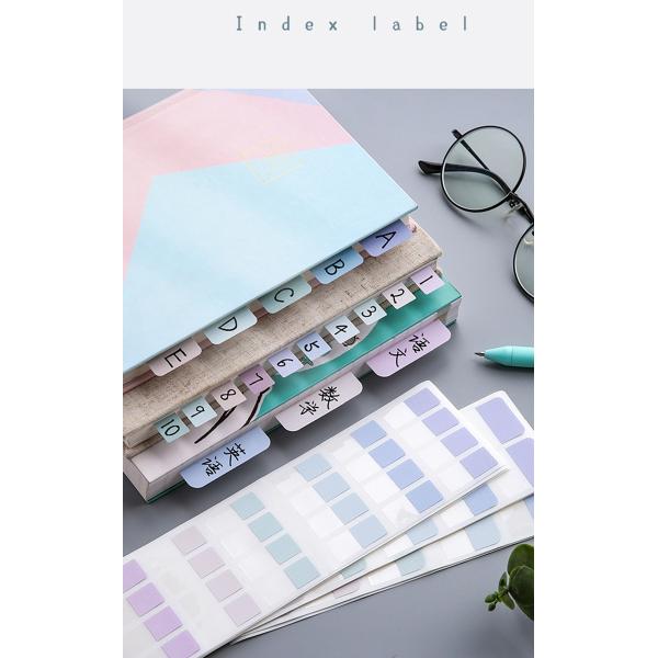Morandi Sticky Notepads And Stationery Index Tab Labels Sticker