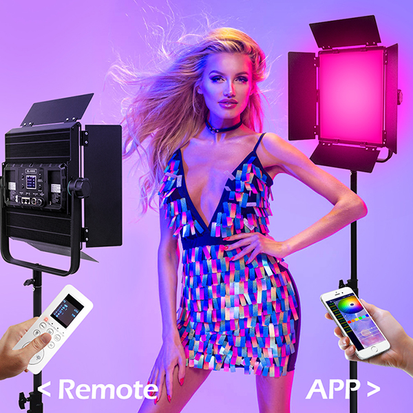 Rgbw Led Film Studio Video Light Panel Photographic Lighting With DMX 60 Watt