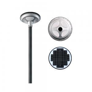 15W integrated solar powered garden street lights with motion sensor all in one solar energy series lights