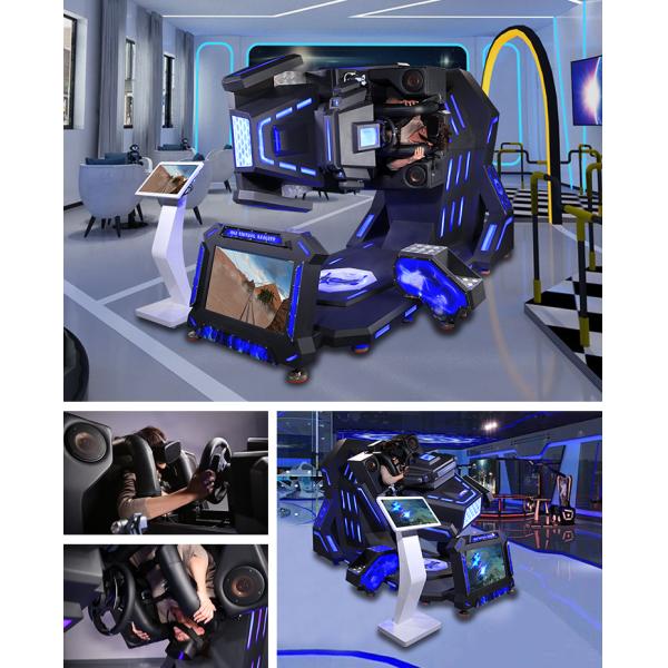 360 Degree Simulator Rotating Game Machine Virtual Reality Driving Car 9D VR Chair Indoor Playground