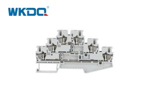 China JST 2.5-3L Spring Loaded Terminal Block Connector Multiple Three Levels Layer Space Saving on sale