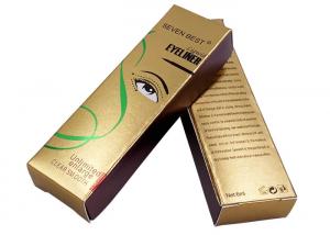 China Order Printed Luxury Gold Paperboard Boxes Eye Liner Packaging Wholesale on sale