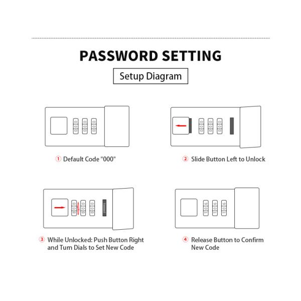 Vintage Flower Language Locking Notebook B6 Combination Lock Journal