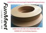 42mm Zirconia Tundish Slide Gate Ring Shape For Taphole Slag Stopping System