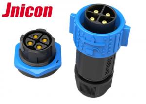 China High Current Waterproof Plug Socket , Aviation 50A Circular Industrial Plug Socket on sale