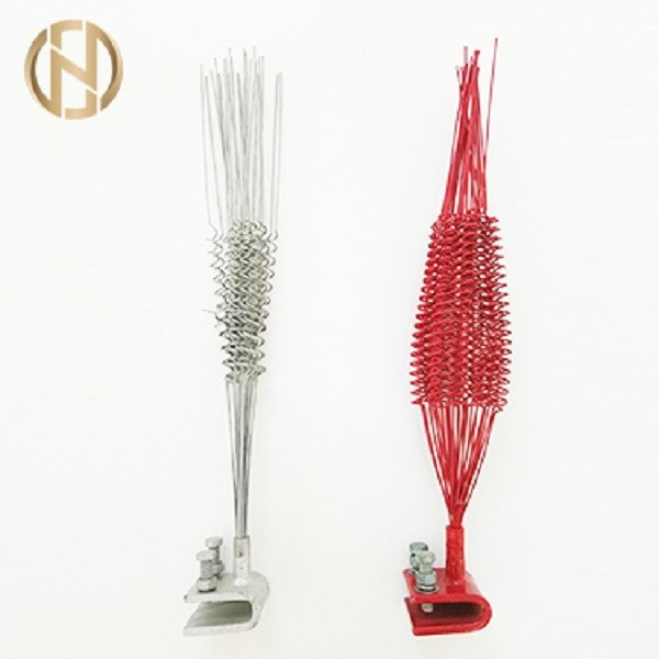 Silver Red Electrical Power Fittings For Preventing Birds