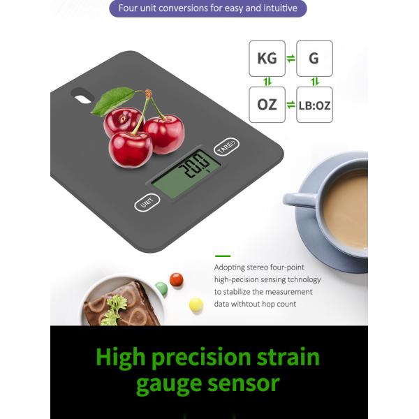 Ultra Thin Kitchen Use 5KG Electronic Digital Weighing Scale