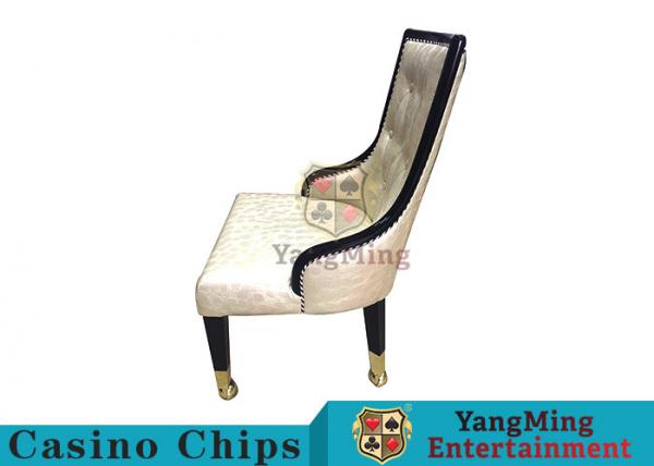 Cheap Anti - Corrosion Baccarat Casino Leather Chair With Castors Can Customized for sale