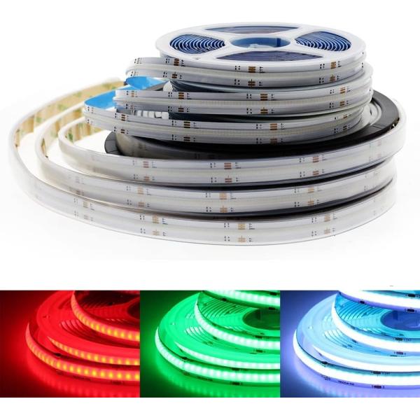 Bluetooth IP20 RGBW COB LED Lighting Strip Dimmable 784 LEDs/m