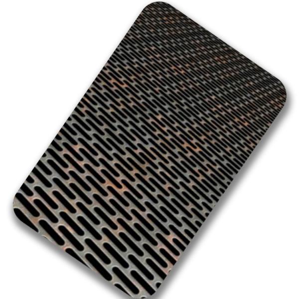 Cheap 201 Hot Rolled Perforated Metal Sheet 4x8 4x10 2mm Perforated Stainless Steel Panels for sale