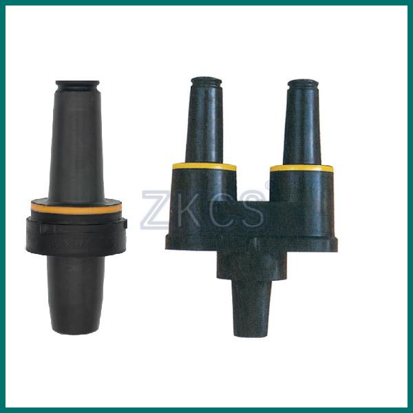 Cheap 200A Loadbreak Bushing Insert , Single And Double Pass Feed Thru Bushing Insert for sale