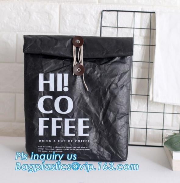 promotional tyvek reusable shopping bag recyclable black durable travel tote bag,breathable dopont Tyvek paper shopping