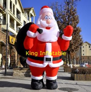 Best 210D 2m  3m High Inflatable Santa Claus For Home Backyard wholesale