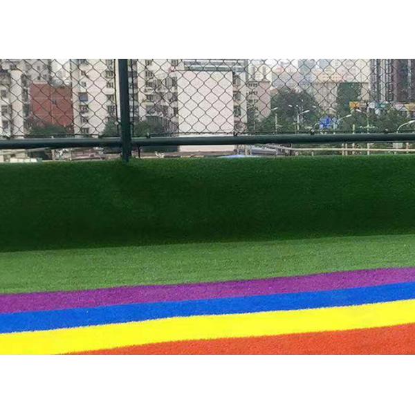 Wear Resistant 140 Stitches / M S Shape Blades Rooftop Artificial Turf