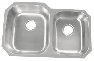 Best All In One Double Bowl Drop In Sink , 2 Hole Double Bowl Sink Unit wholesale