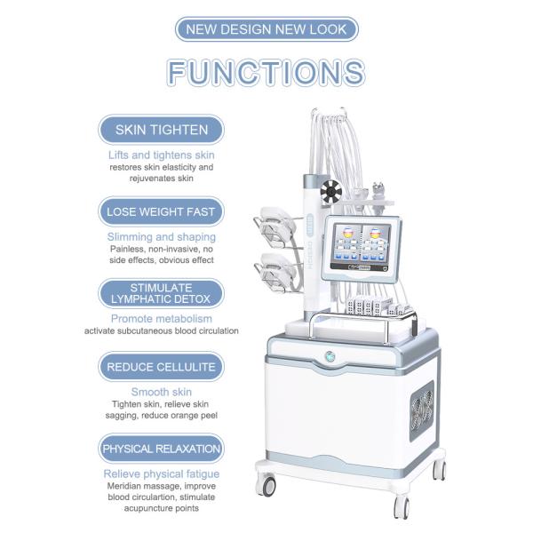Multifunctional Cryolipolysis Slimming Machine 360 Fat Freeze Cavitation RF Slimming Machine