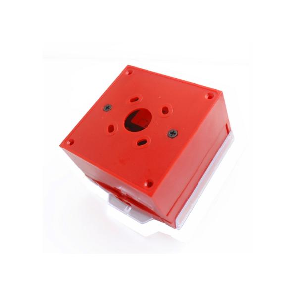 Red Fire Alarm Manual Call Point Break Glass Switch , Explosion Proof Manual Call Point