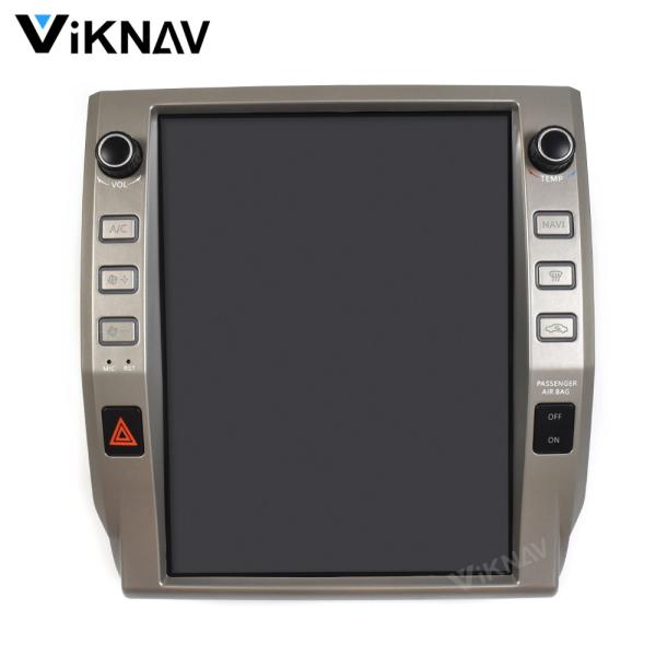 12.1Inch Touch Screen Stereo For 2014--2019 NissanTundra GPS Navigation Multimedia Player Wireless Carplay BT 4G