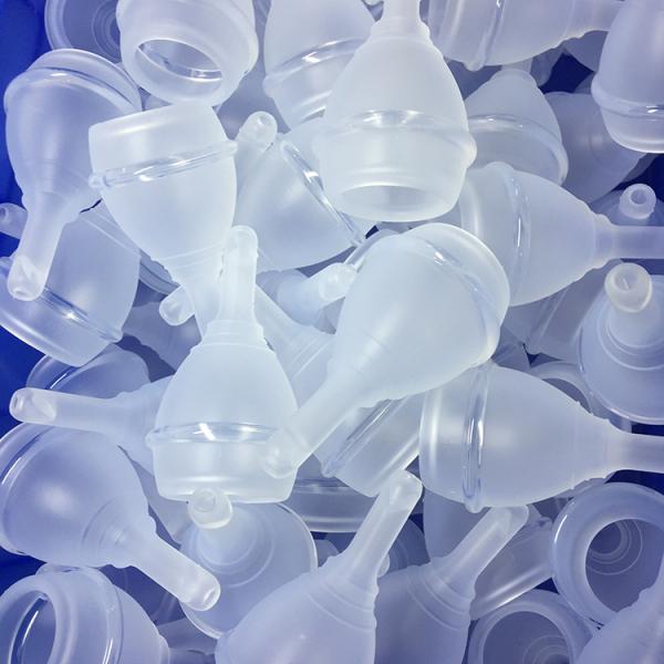 Liquid Silicone Injection Moulding Machine Working , Menstrual Cup Hydraulic Injection System