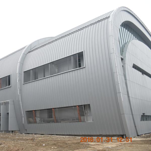 Q235 EPS Aluminium Curtain Wall Frame Profile Light Curtain Wall 50mm
