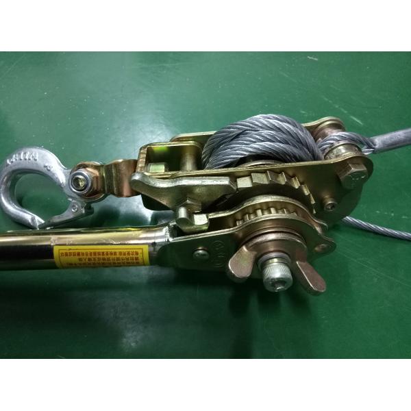 Withdrawing Hand Cable Puller Manual Ratchet Wire Rope Tighter ISO Certification