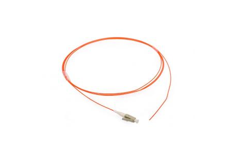 LC / PC - FC / PC Optic Patch Cord Jumper OM4 50/125um Multimode LSZH 2M Pink Jacket