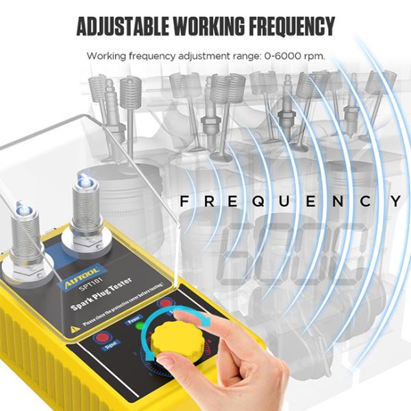 Spark Plug Car Diagnostic Tester 110V 220V With Auto Adjustable Double Hole Detector