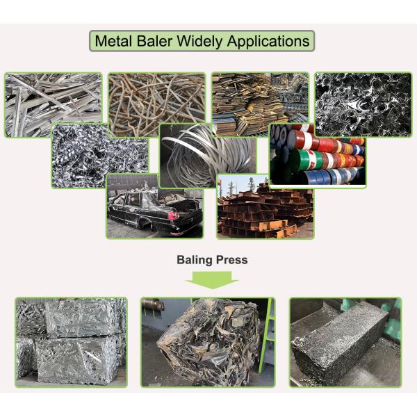 Y81-630 Horizontal Scrap Baler Machine Hydraulic Aluminum Metal Baling Press