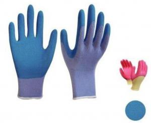 Best Latex foam coated gloves,10G high grade T/C liner,crinkle finsh,anti-acid/alkali wholesale
