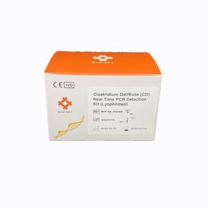 ISO 13485 Clostridium Difficile Test Kit Digestive Test Kit PCR Fluorescent Probing