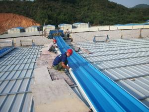 Best Erosion Proof Corrugated Galvanized Steel Roofing Sheets Of Inter - Lock Type wholesale