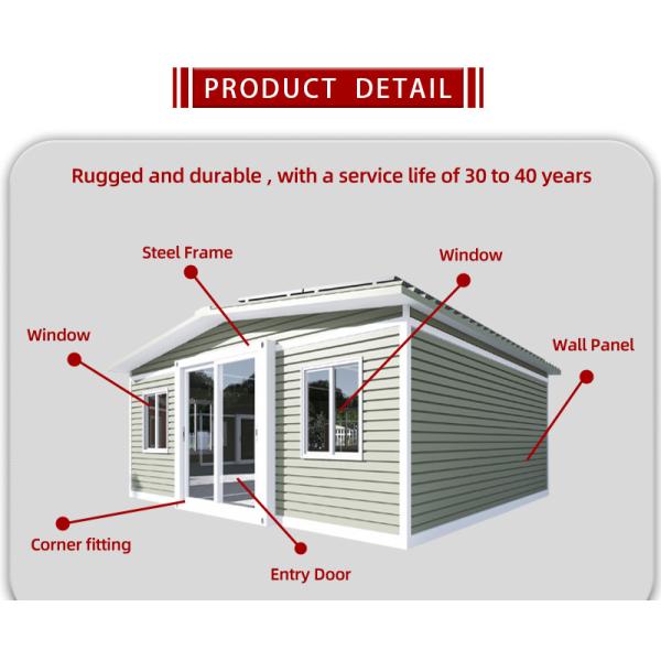 Customized Prefabricated House with Expandable Design and Sandwich Panel