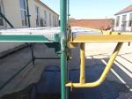 Load bearing scaffolding bracket / deck , modular scaffolding system